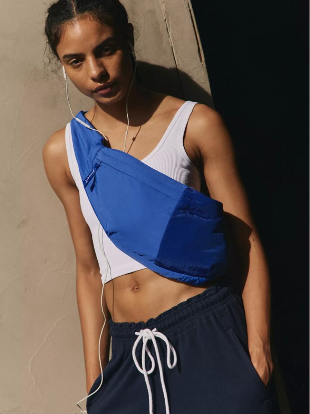 FP Movement Free People Studio Waist Sling Bag In Cobalt Blue - One Size - NWT - Picture 5 of 10